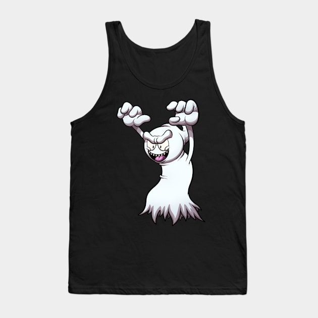 Ghost Scaring You Tank Top by TheMaskedTooner